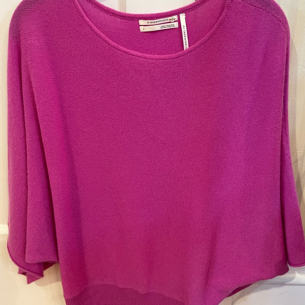 Anthropologie cashmere collection dolman sleeve sweater